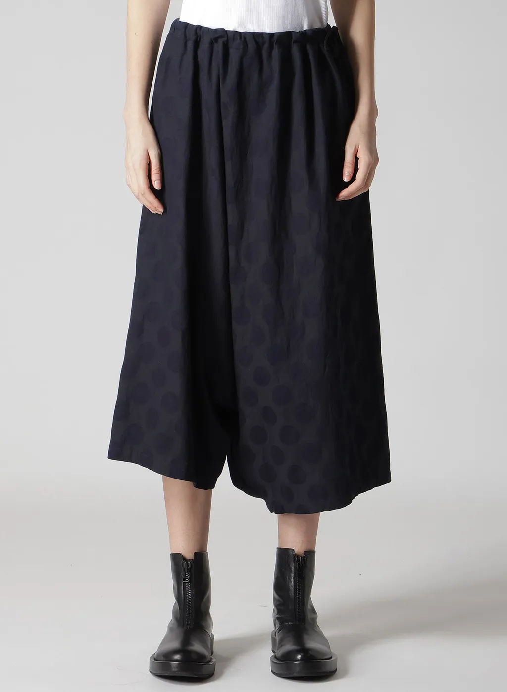 5Oz Polka Dots Jq Denim Y's Stitch Sarrouel Pants