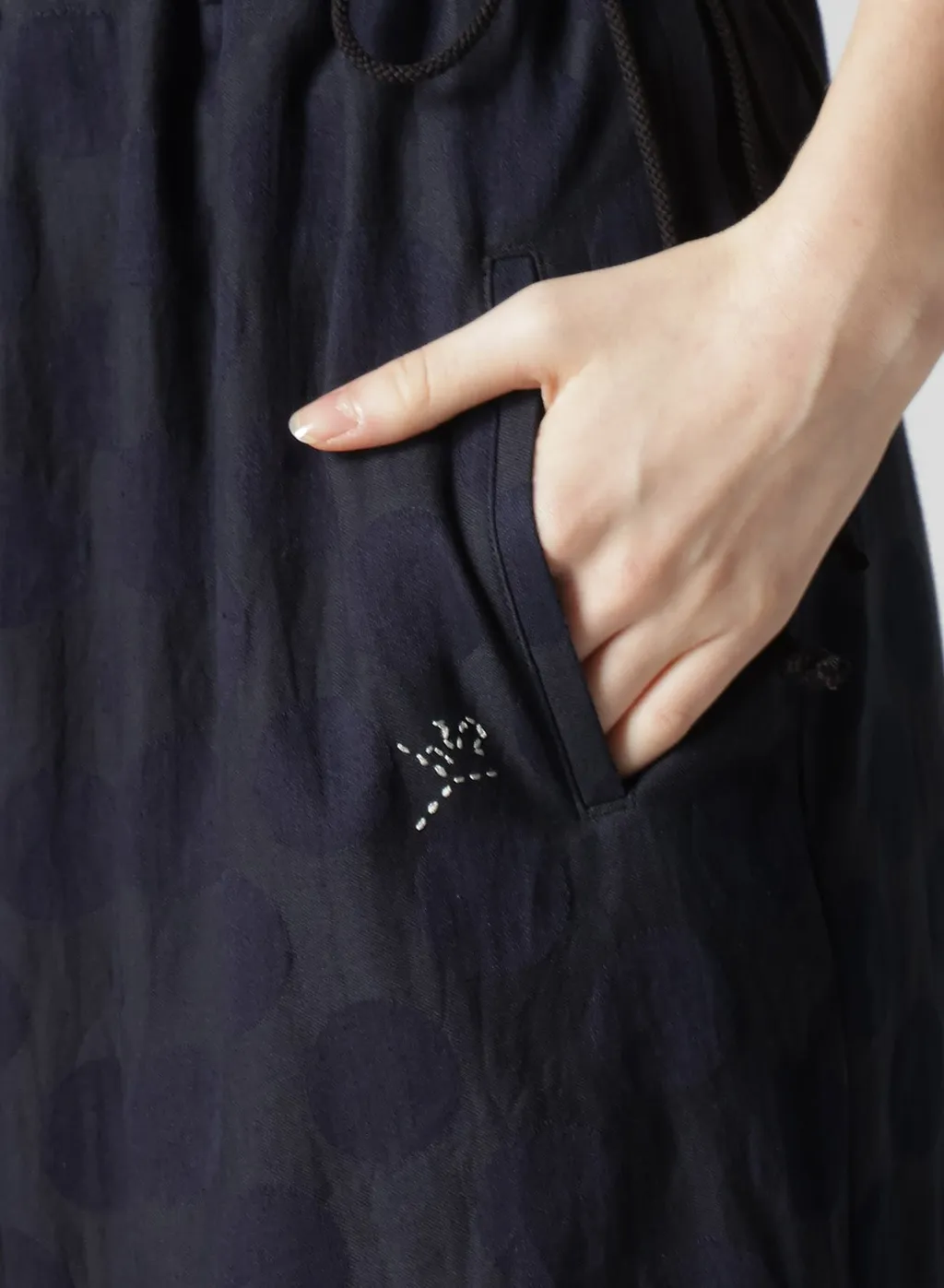 5Oz Polka Dots Jq Denim Y's Stitch Sarrouel Pants