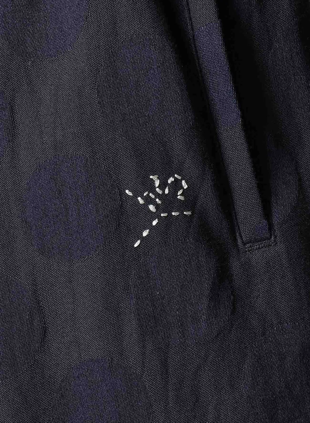 5Oz Polka Dots Jq Denim Y's Stitch Sarrouel Pants