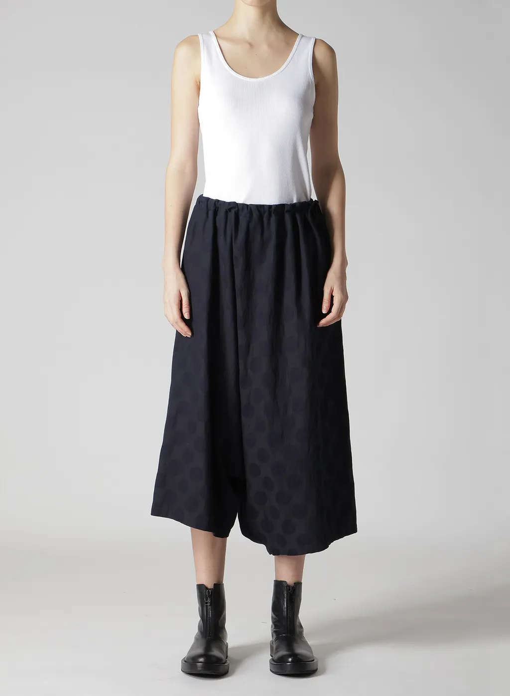 5Oz Polka Dots Jq Denim Y's Stitch Sarrouel Pants