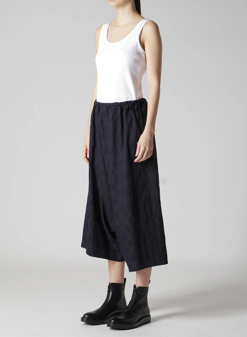 5Oz Polka Dots Jq Denim Y's Stitch Sarrouel Pants