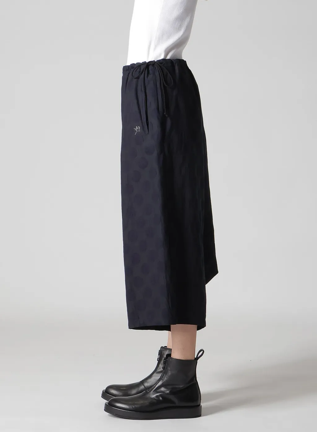 5Oz Polka Dots Jq Denim Y's Stitch Sarrouel Pants