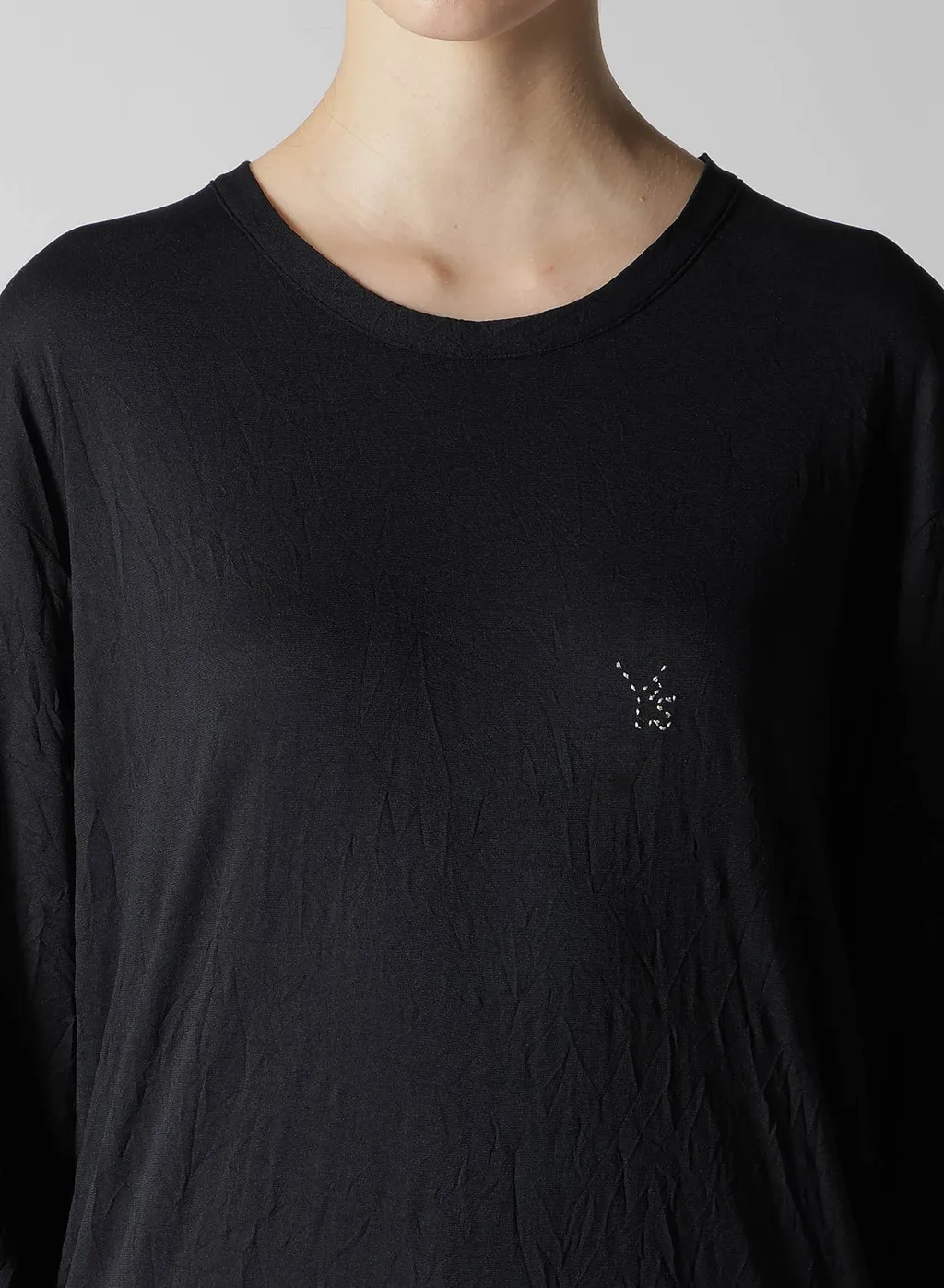 Wrinkle Jersey Y's Stitch Long Big T