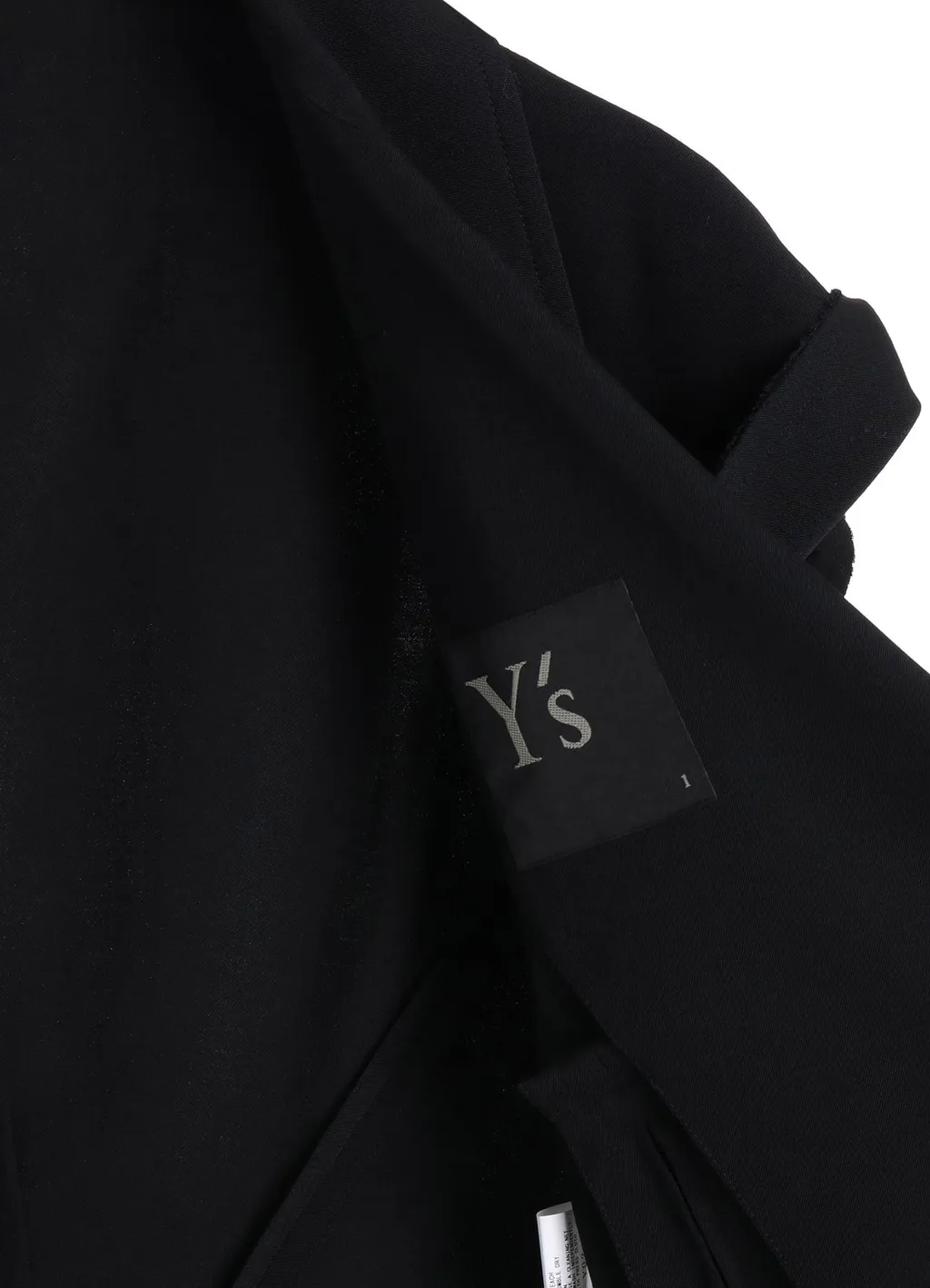 Wool Gabardine Untrimmed Sleeve Moto Jacket