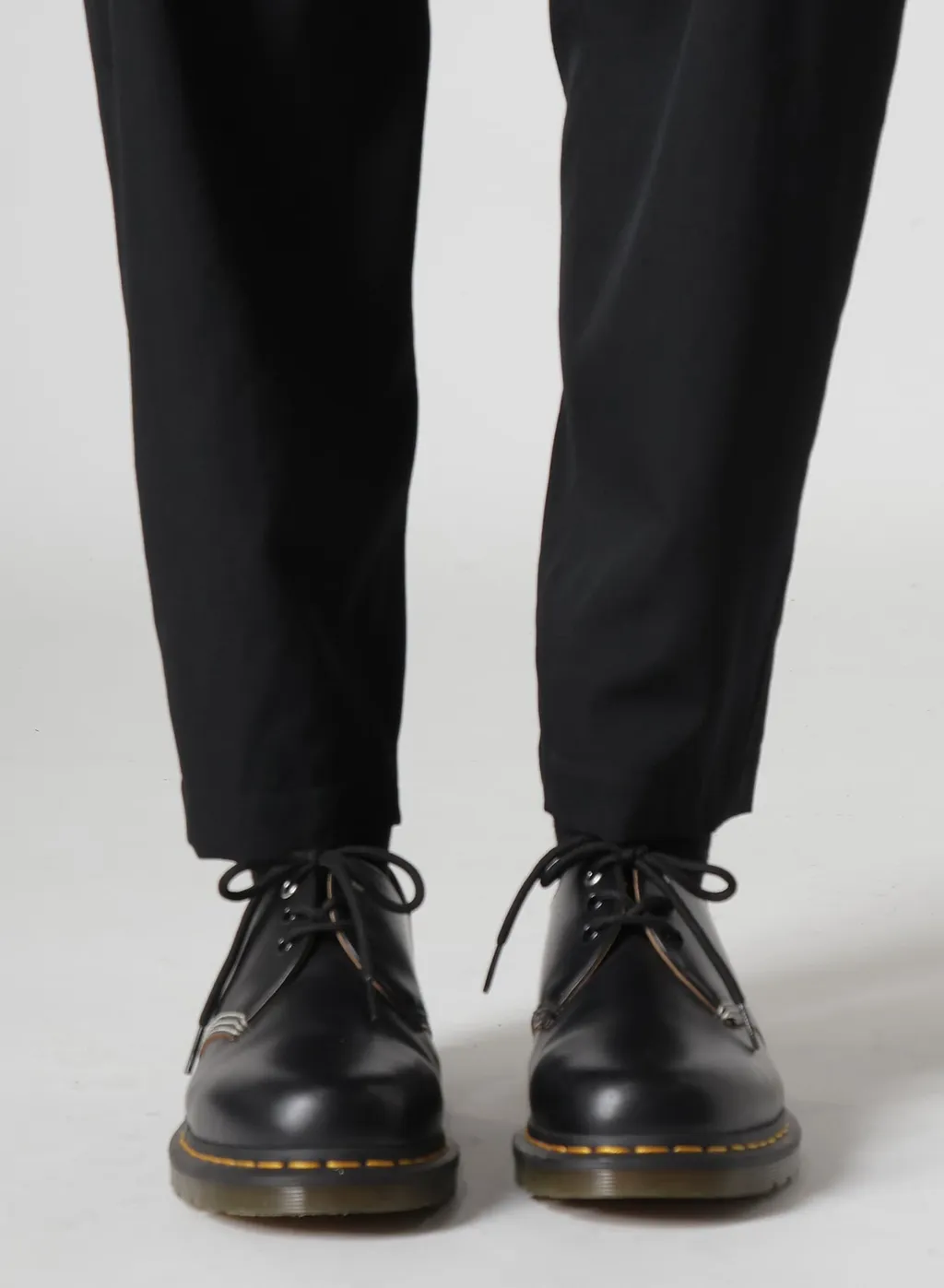 Wool Gabardine Tapered Pants