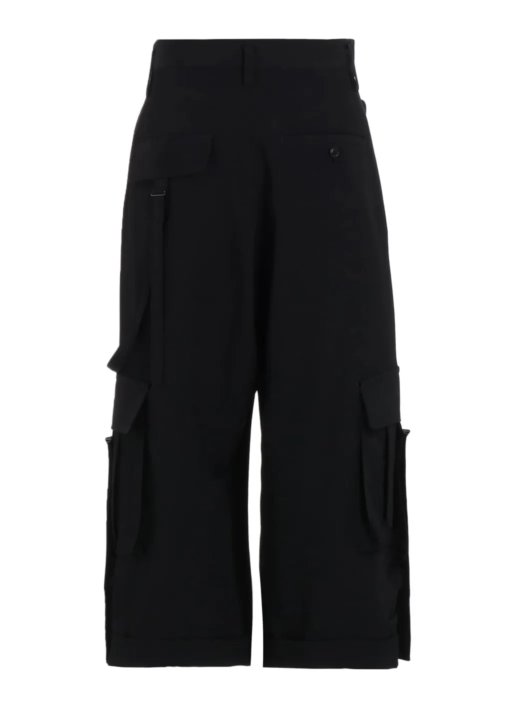 Wool Gabardine Mackin Cargo Pants