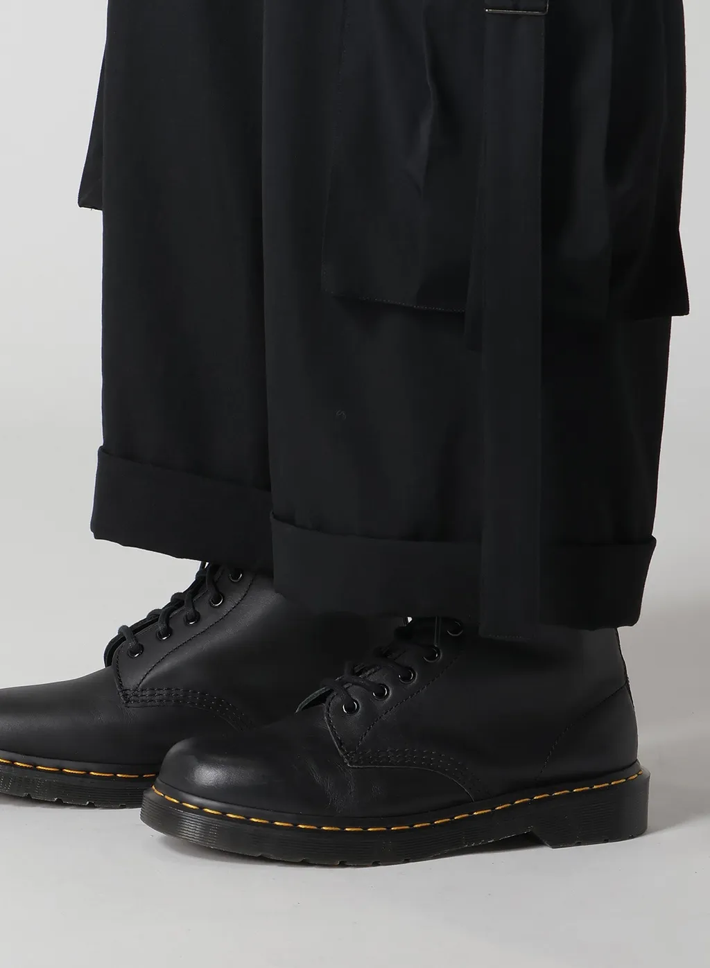 Wool Gabardine Mackin Cargo Pants