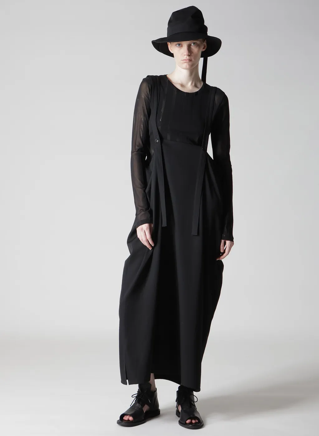 Wool Gabardine Crochet With Belt