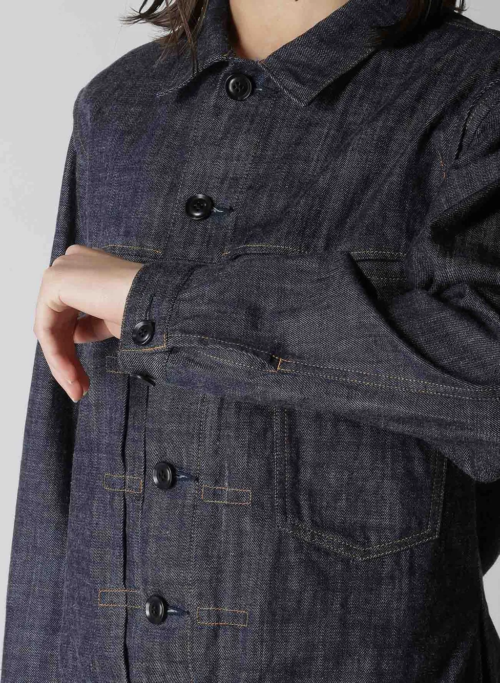 8Oz Denim Tucked Denim Jacket