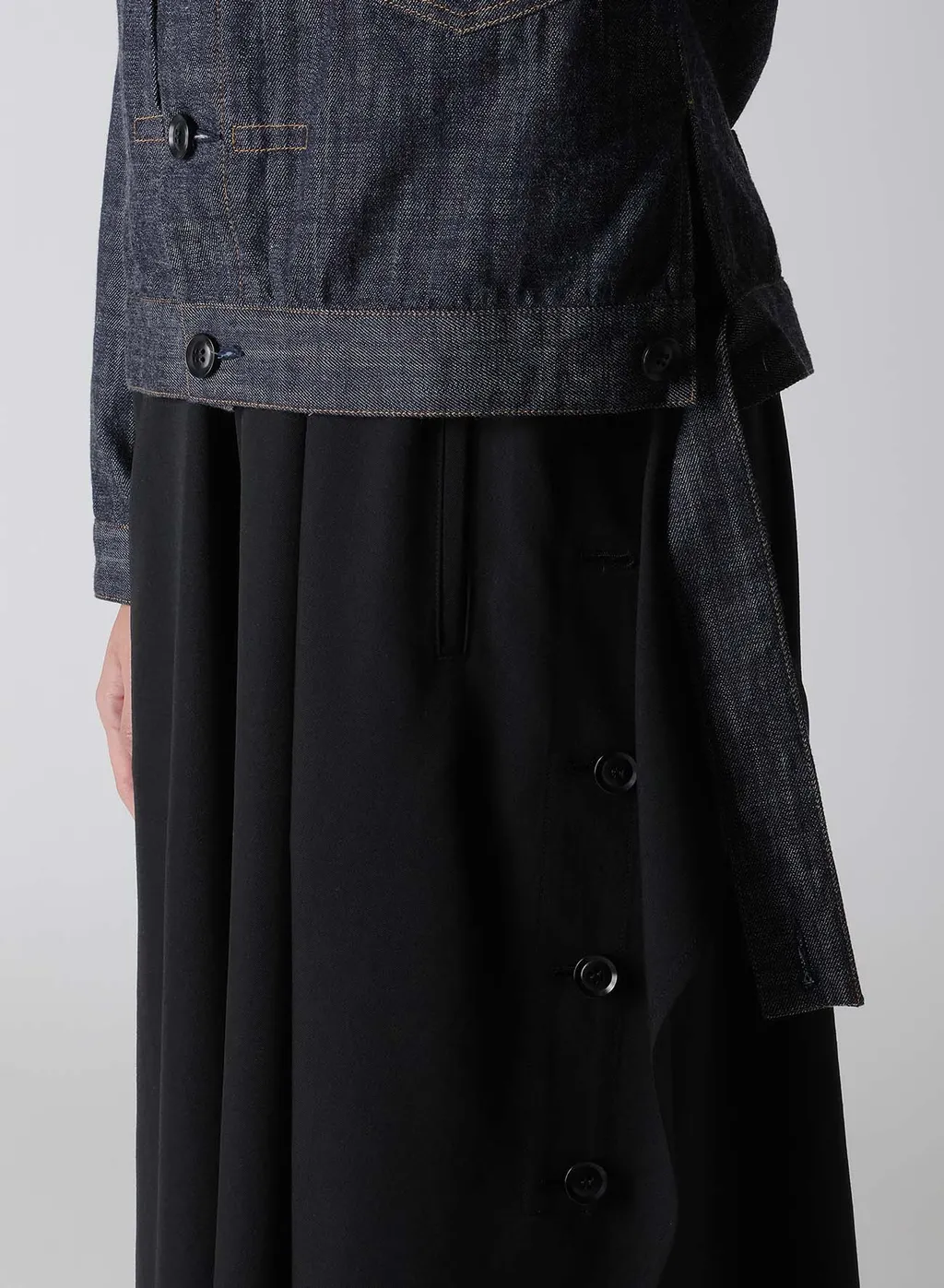 8Oz Denim Tucked Denim Jacket