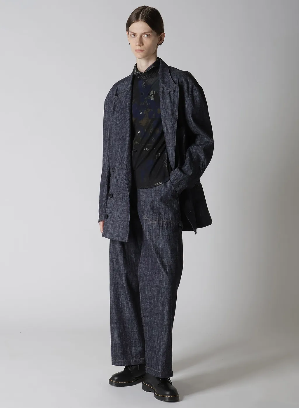 8Oz Denim Peaked Lapel Jacket
