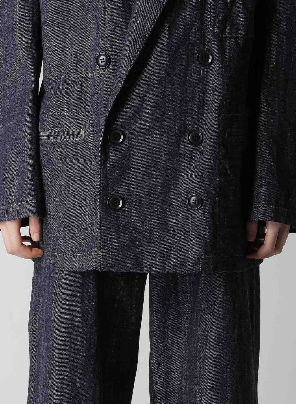8Oz Denim Peaked Lapel Jacket