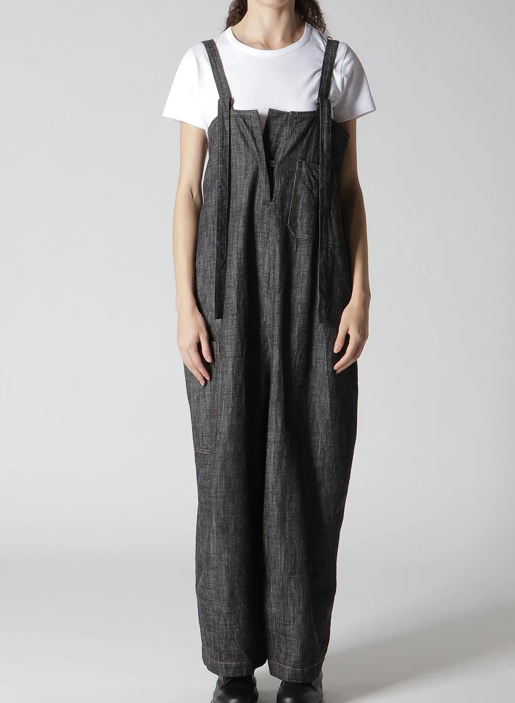 8Oz Denim Overalls With Strap