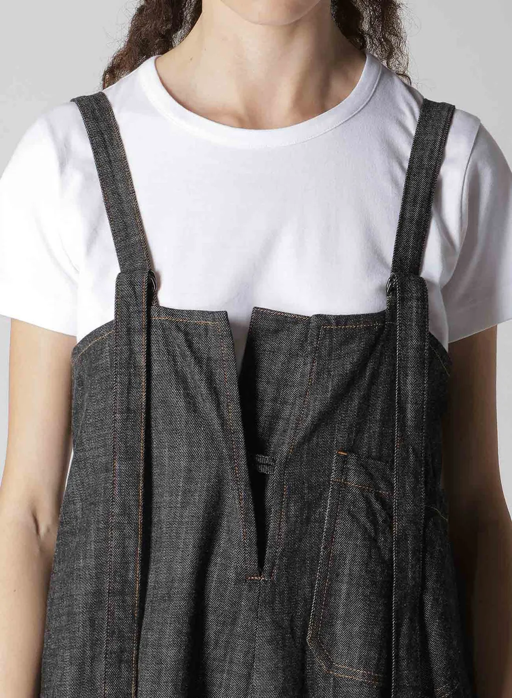 8Oz Denim Overalls With Strap