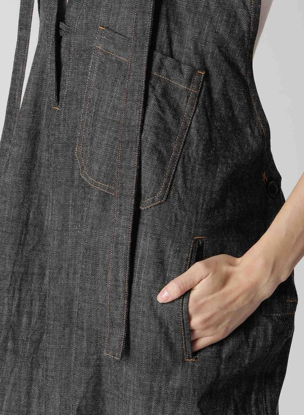 8Oz Denim Overalls With Strap