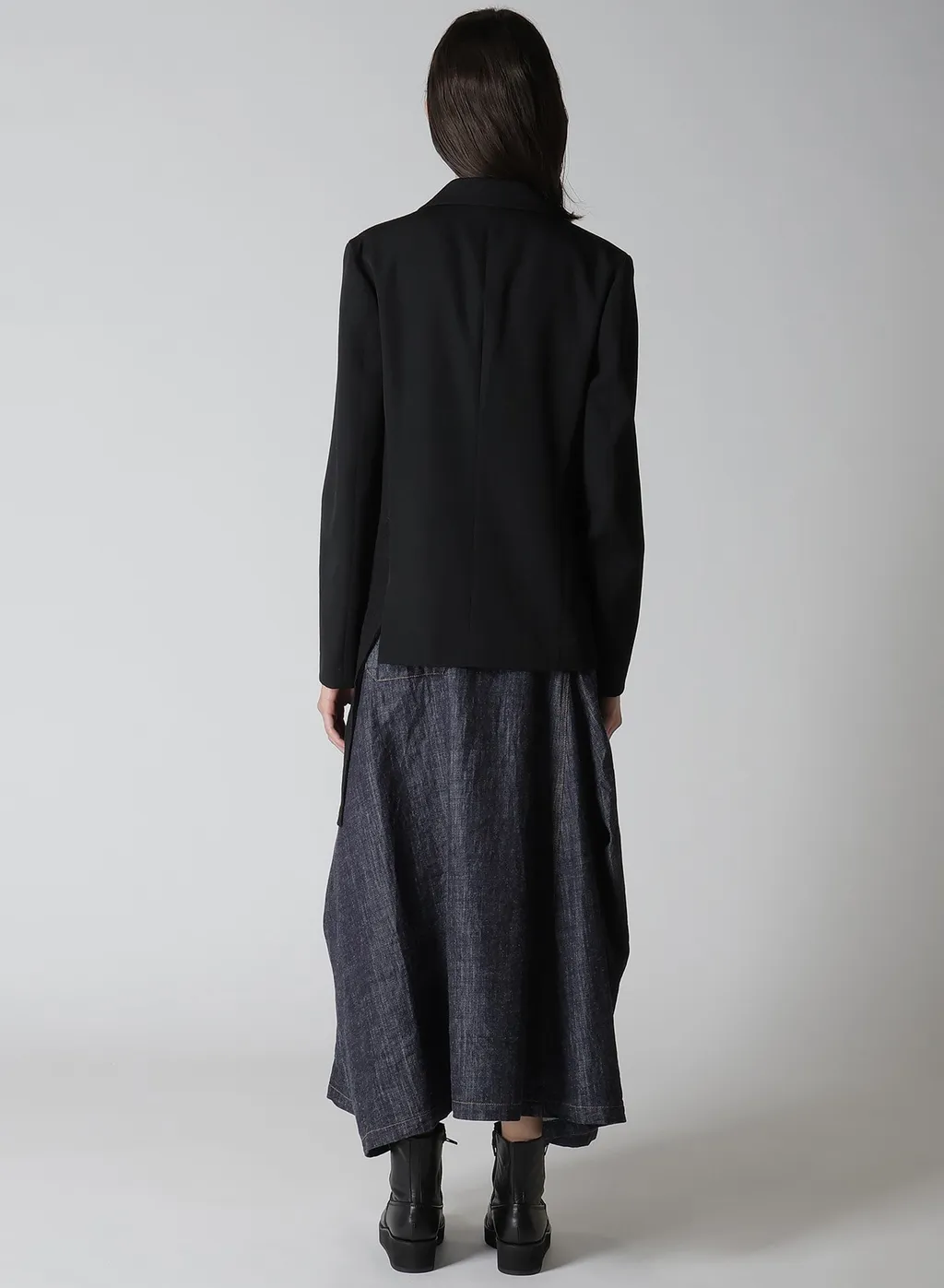 Wool Gabardine Left Doubled Jacket