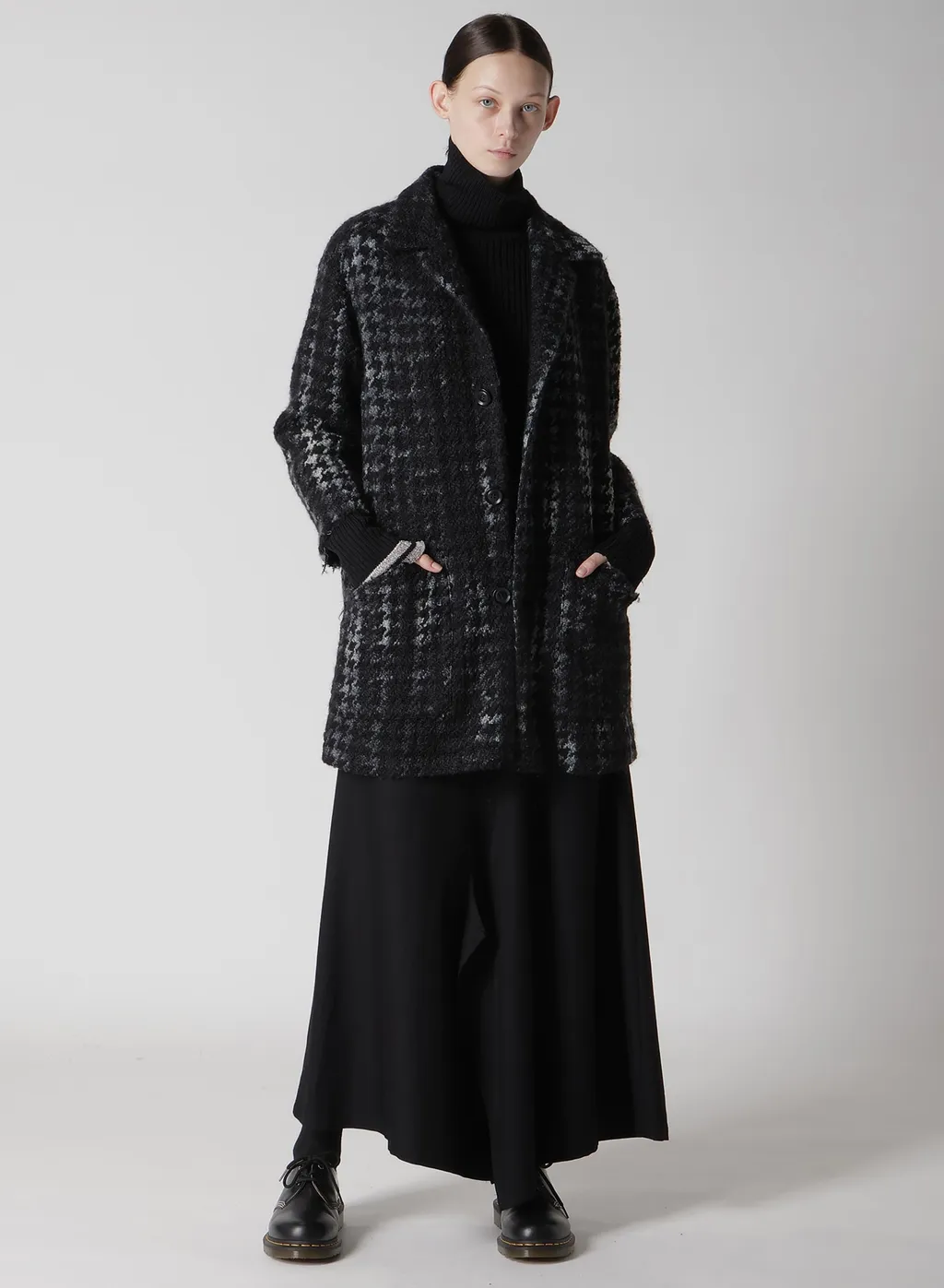 Houndstooth Tie-Dyed Wool Jacket
