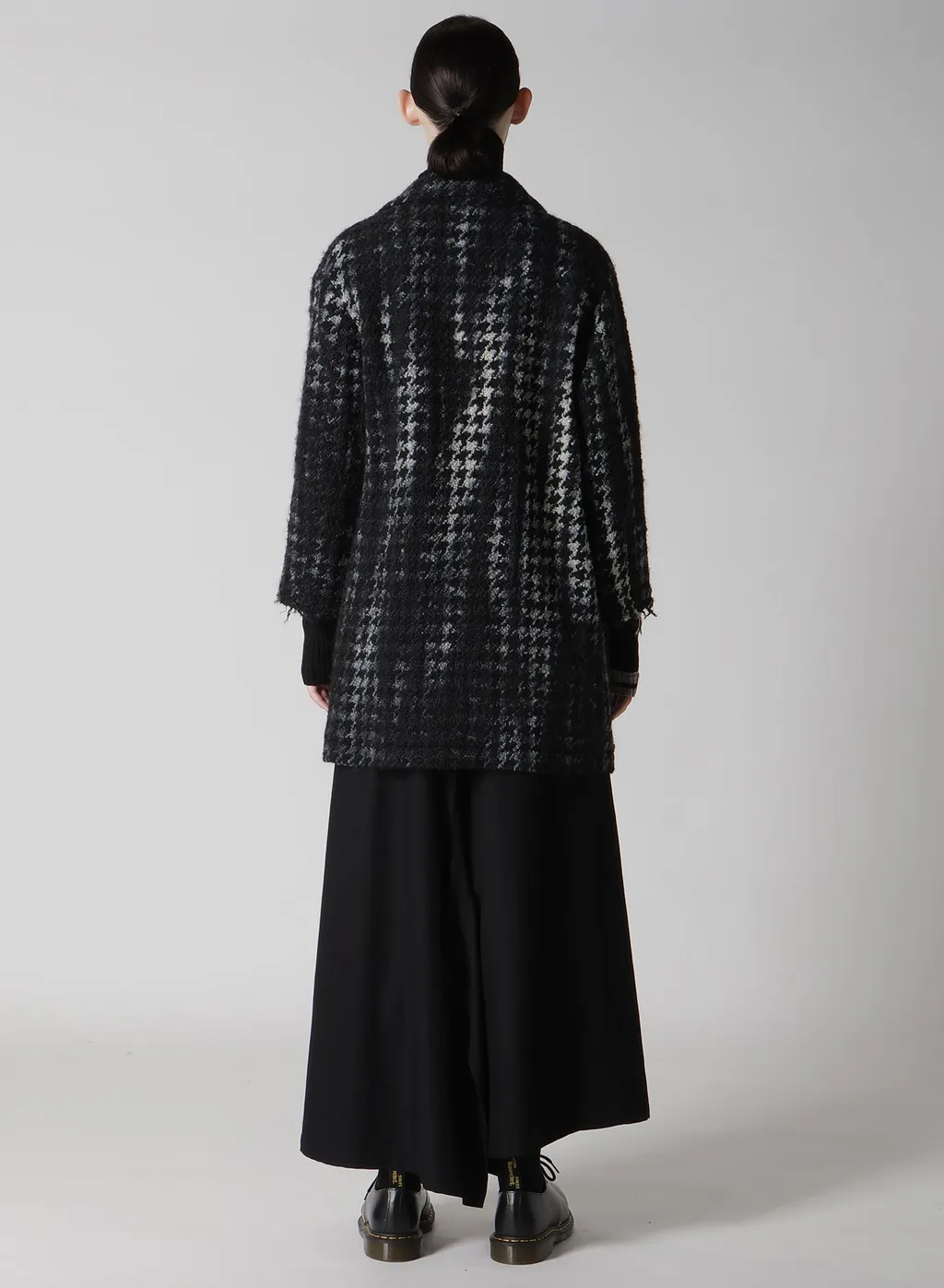 Houndstooth Tie-Dyed Wool Jacket