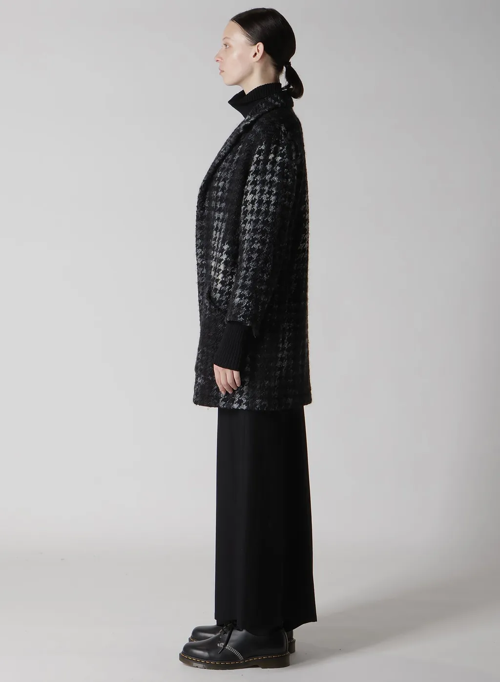 Houndstooth Tie-Dyed Wool Jacket