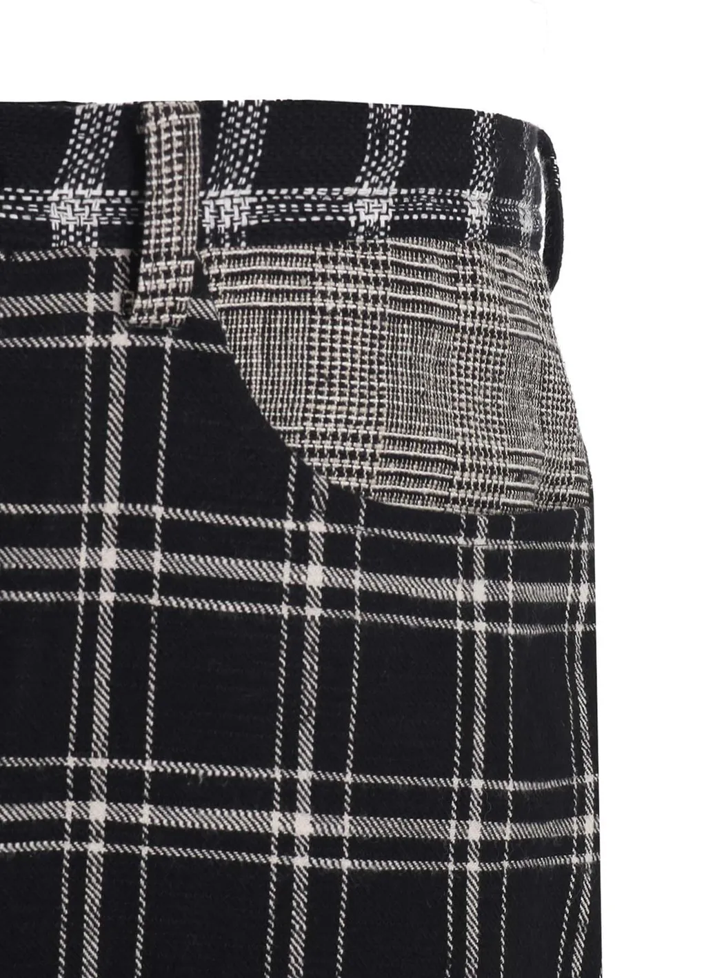 Multi Plaid Sarouel Pants