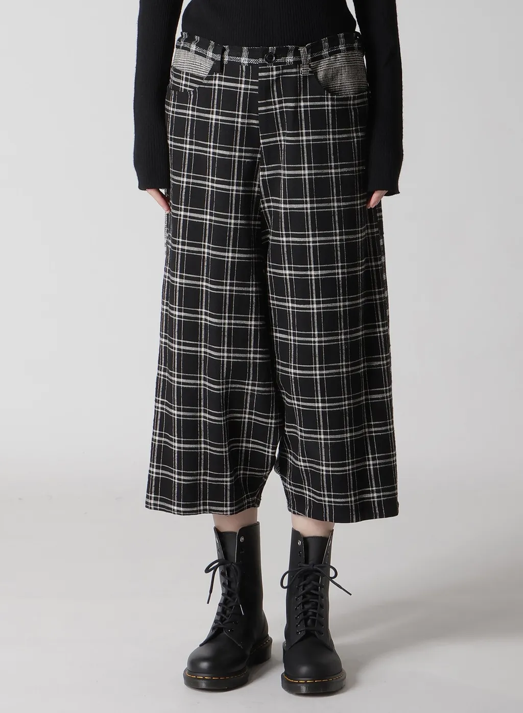 Multi Plaid Sarouel Pants