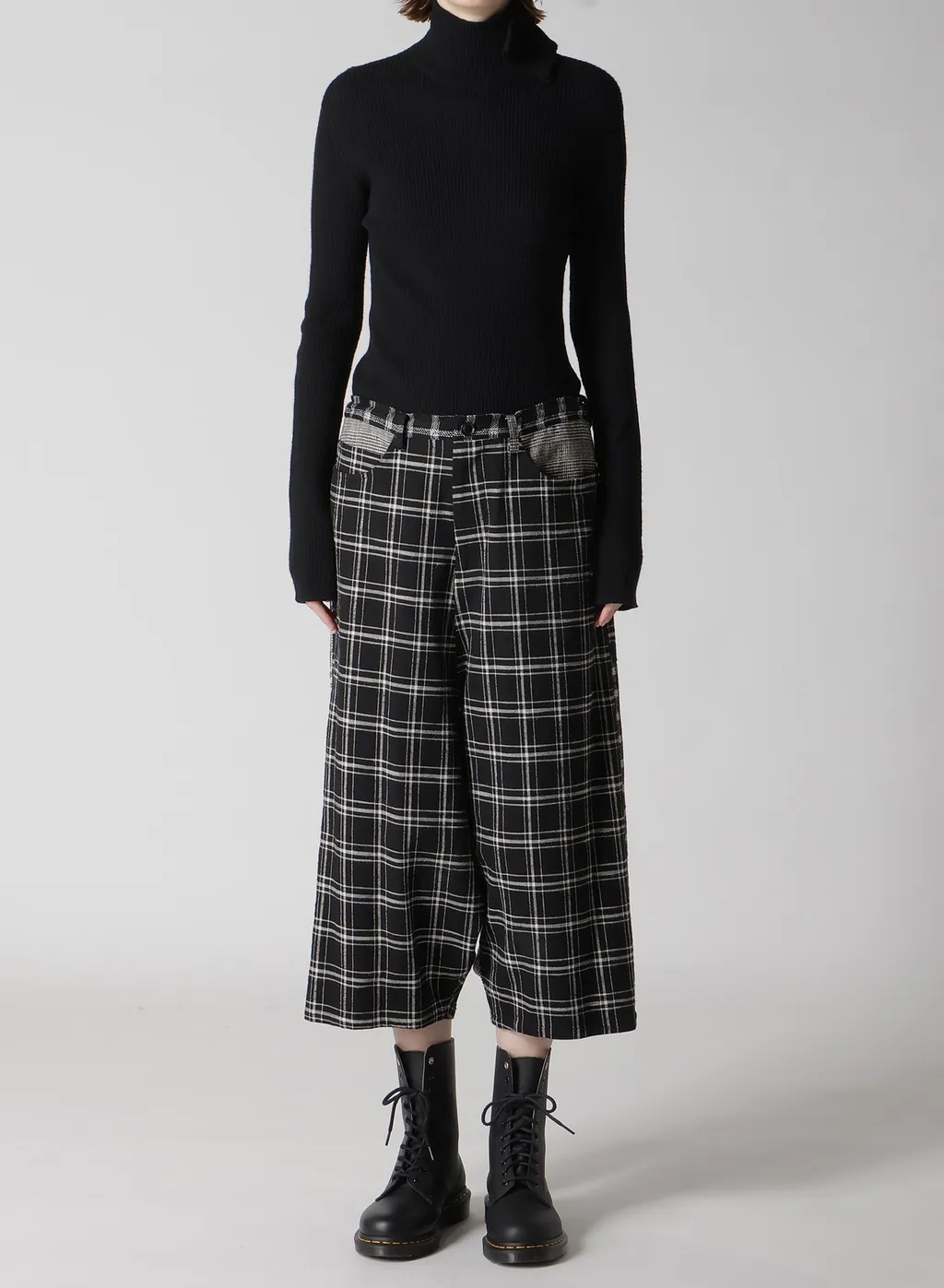 Multi Plaid Sarouel Pants