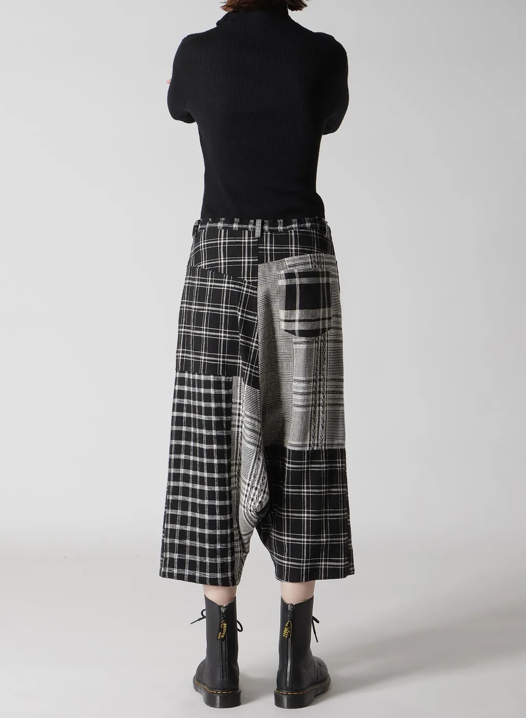 Multi Plaid Sarouel Pants