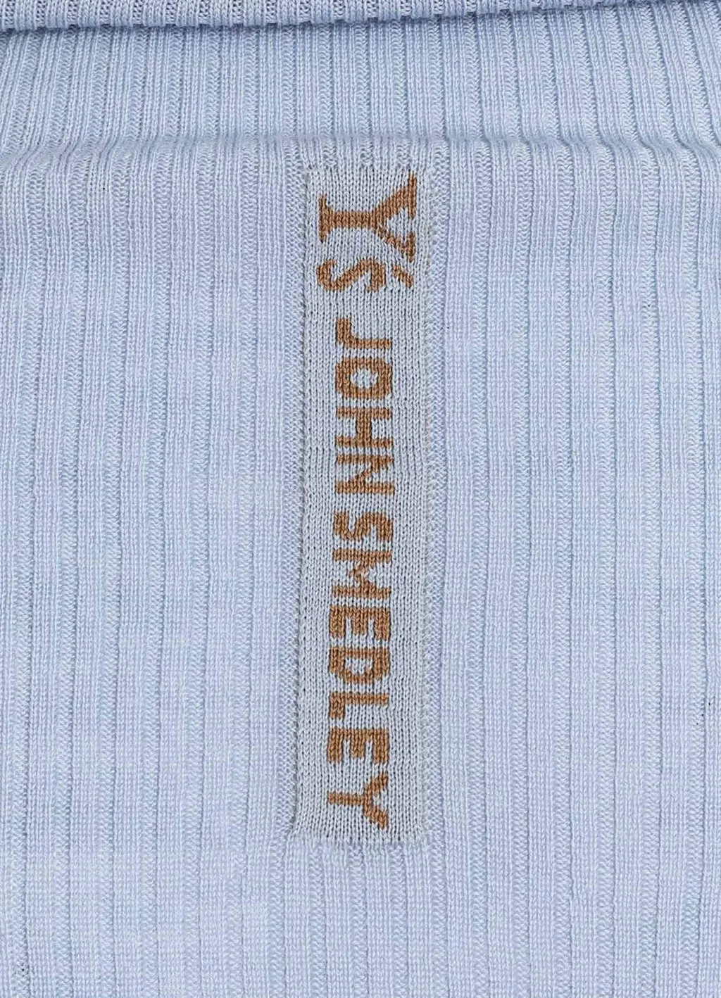 Y's × John Smedley Bottleneck Ribbed Knit