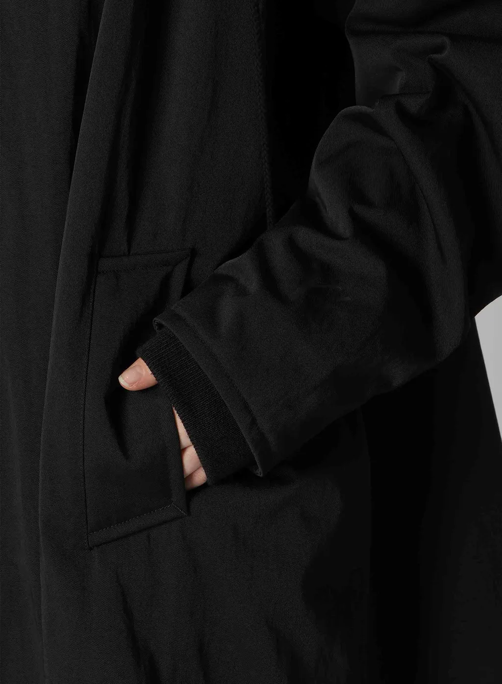 Ny/ Chino Cloth Hoodie Coat