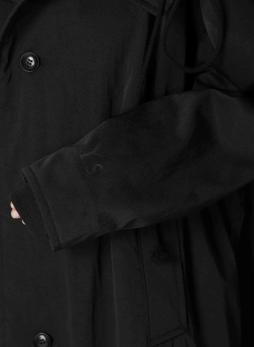 Ny/ Chino Cloth Hoodie Coat