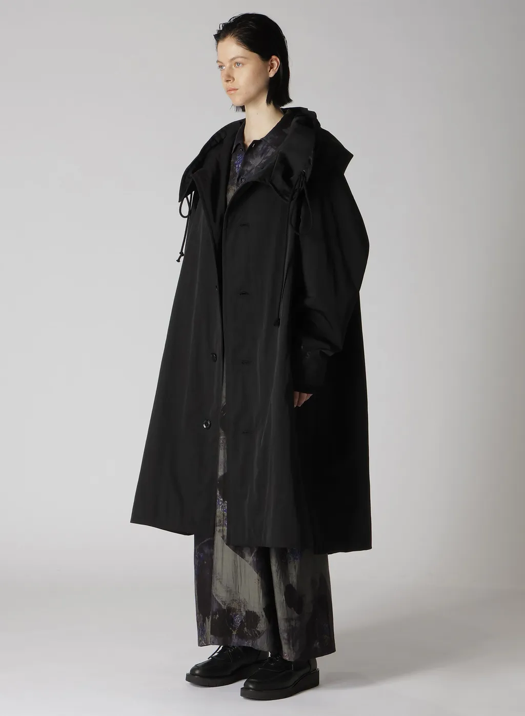Ny/ Chino Cloth Hoodie Coat