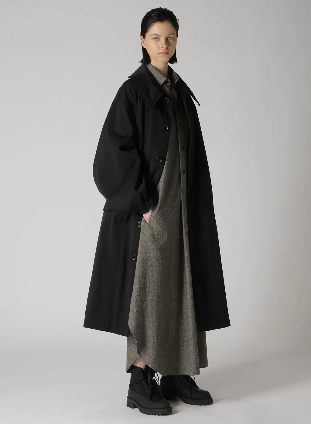 Ny/ Chino Cloth Big Pocket Coat