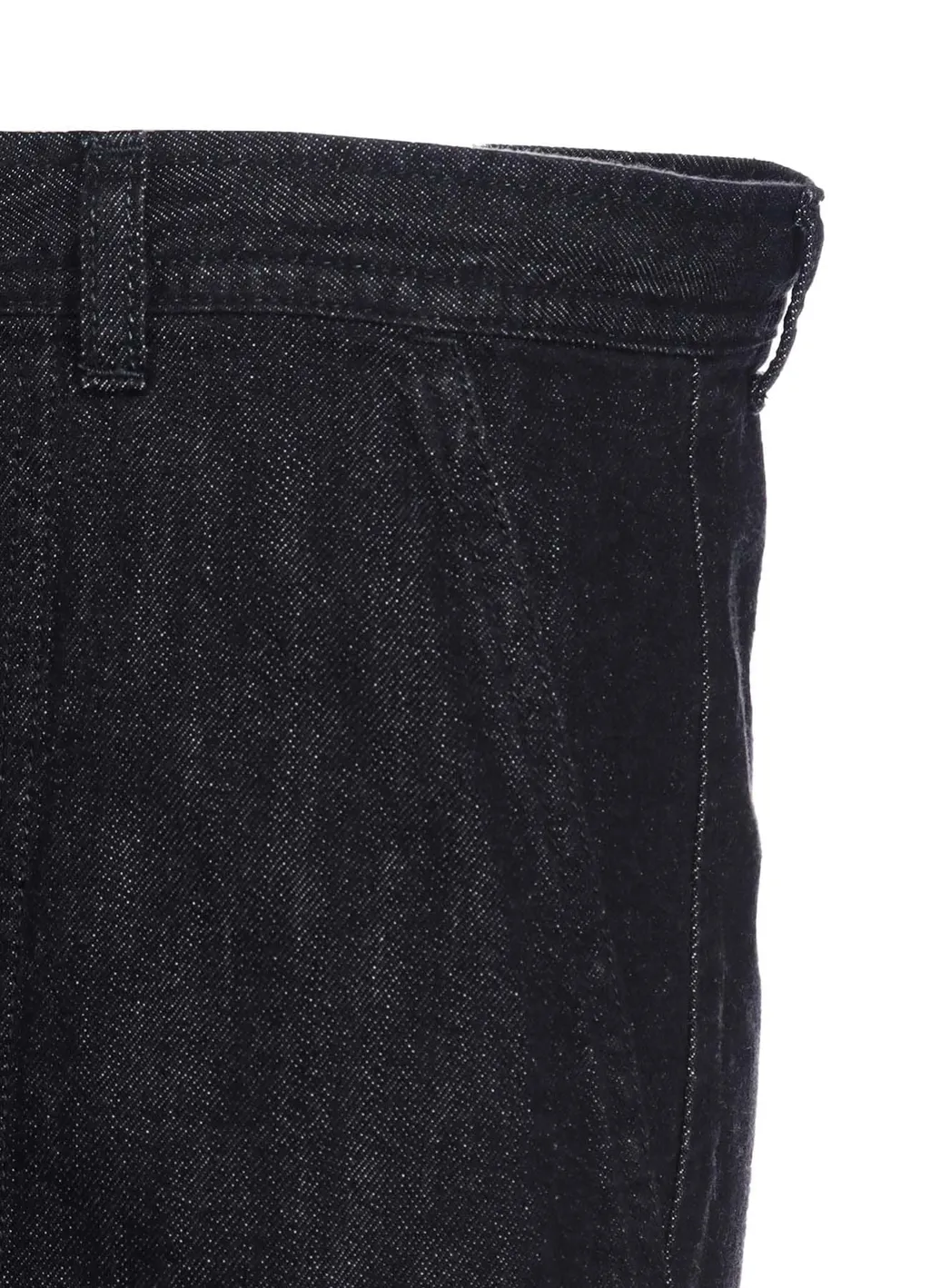 C/ Spotted Denim Long Straight Pants