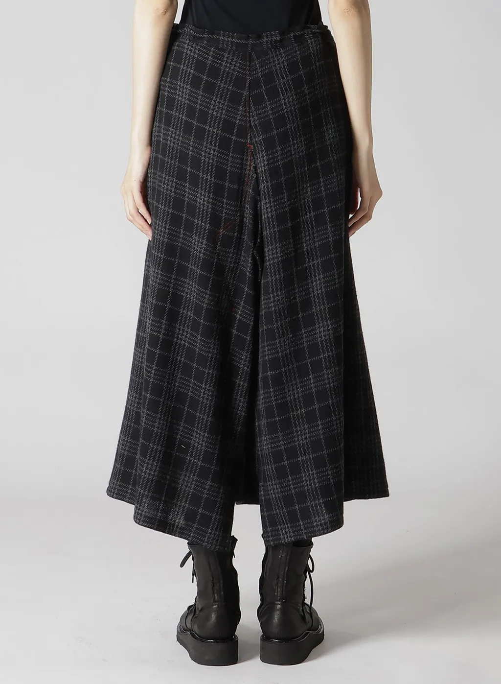W/ Check Red Stitch Gusset Pants