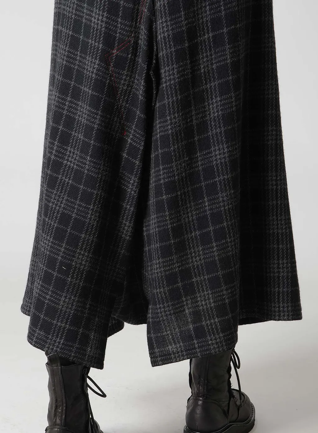 W/ Check Red Stitch Gusset Pants