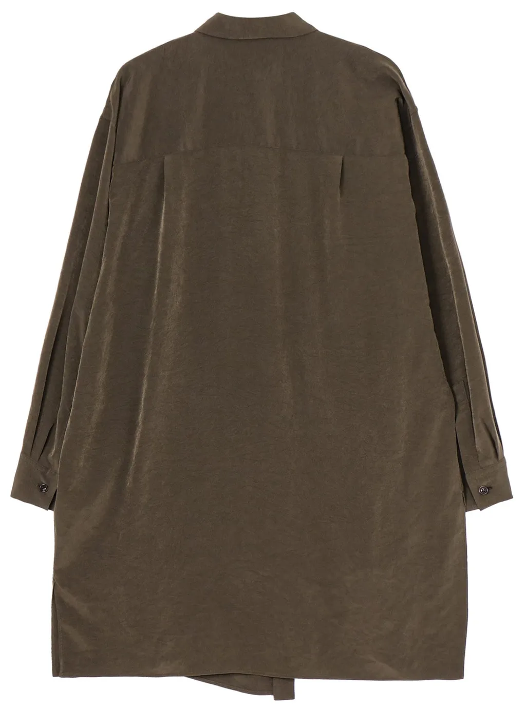Crepe De Chine Front Placket Blouse