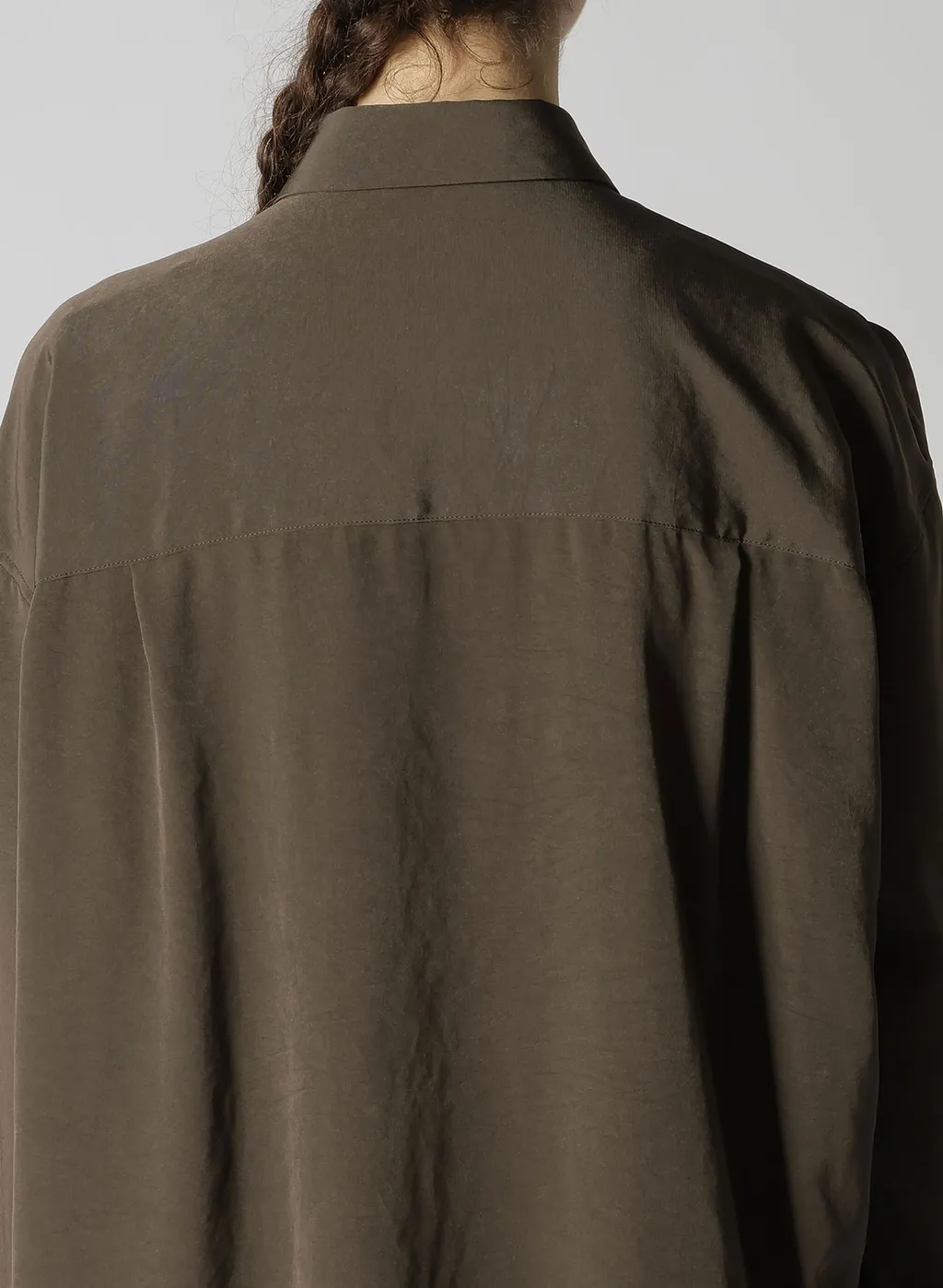 Crepe De Chine Front Placket Blouse