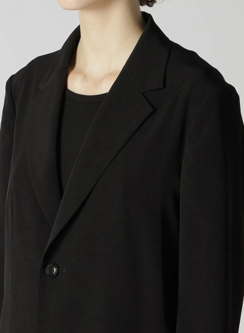 Crepe De Chine Asymmetric Jacket