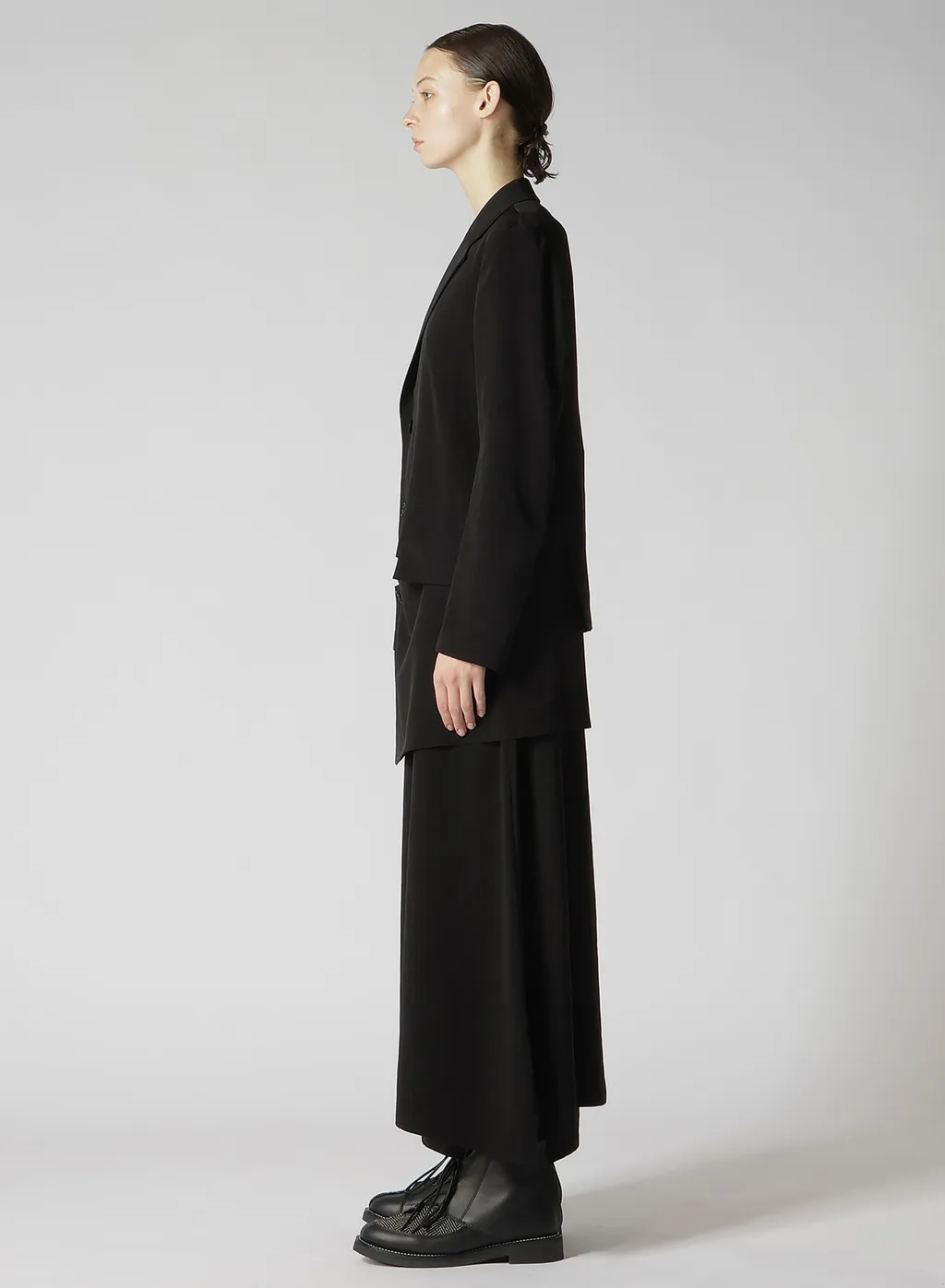Crepe De Chine Asymmetric Jacket