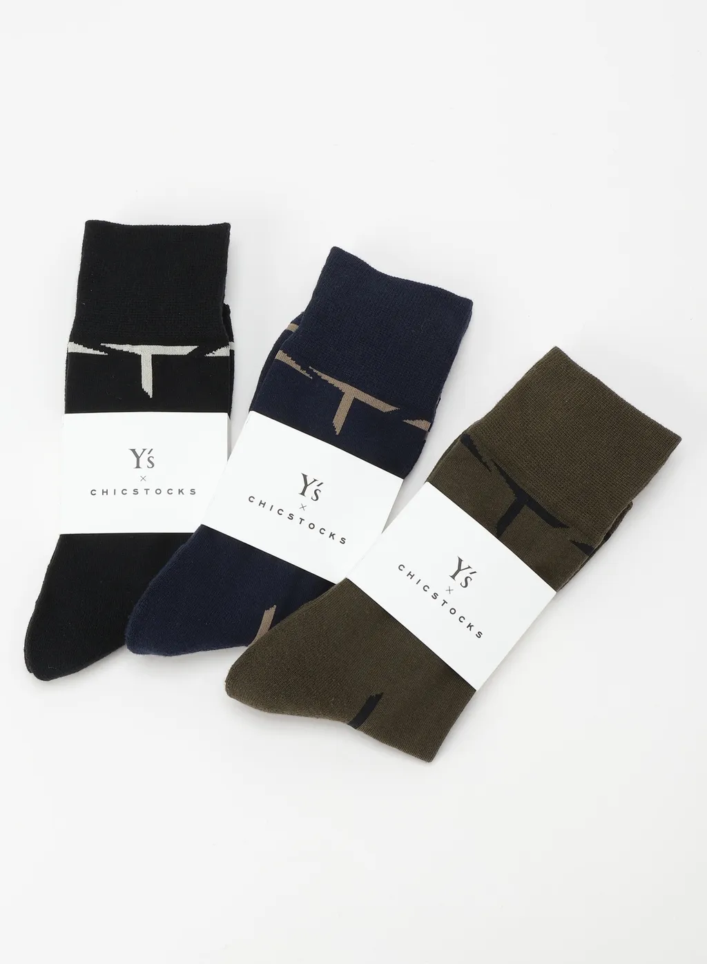 [Y's × Chicstocks]Line Socks