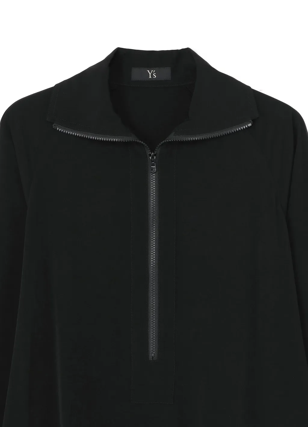 Crepe De Chine Half Zip Dress