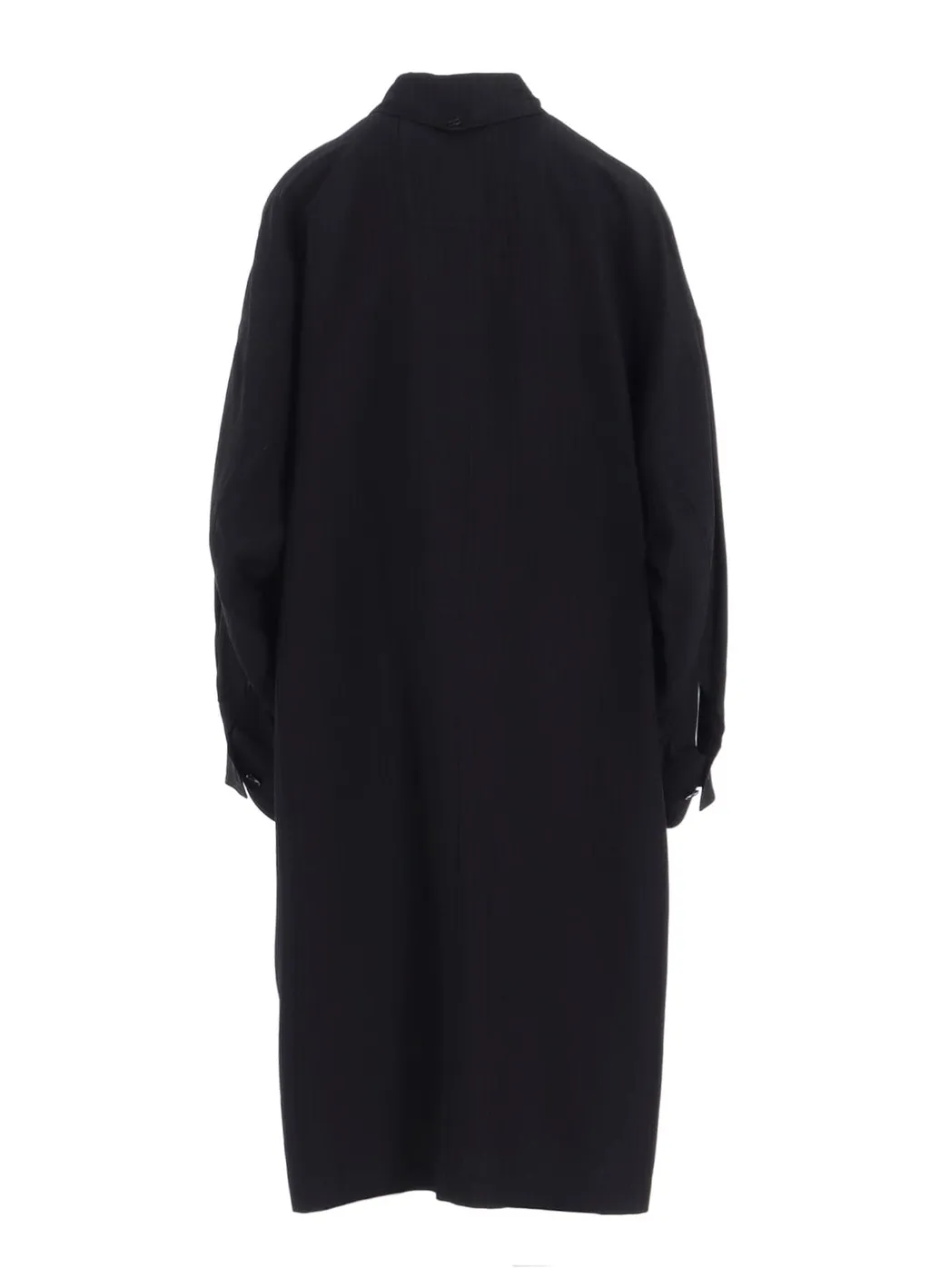 Viscose Tweed Stripe Long Coat