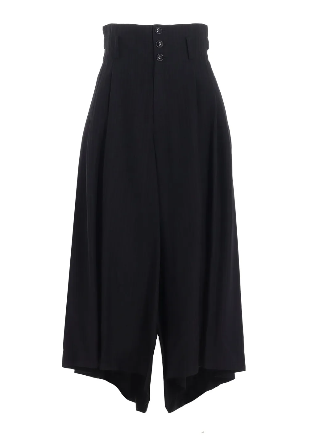 Viscose Tweed Stripe Wide Pants