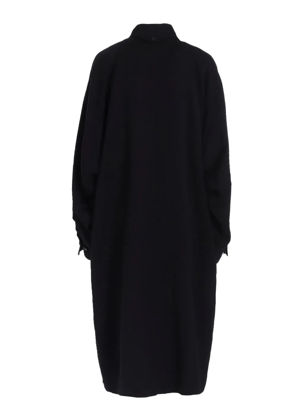 Wool Gabardine Long Coat