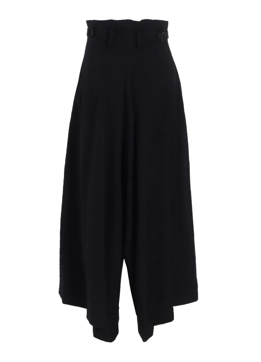 Wool Gabardine Wide Pants