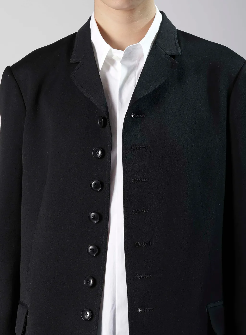 Wool Gabardine Tailored Jacket