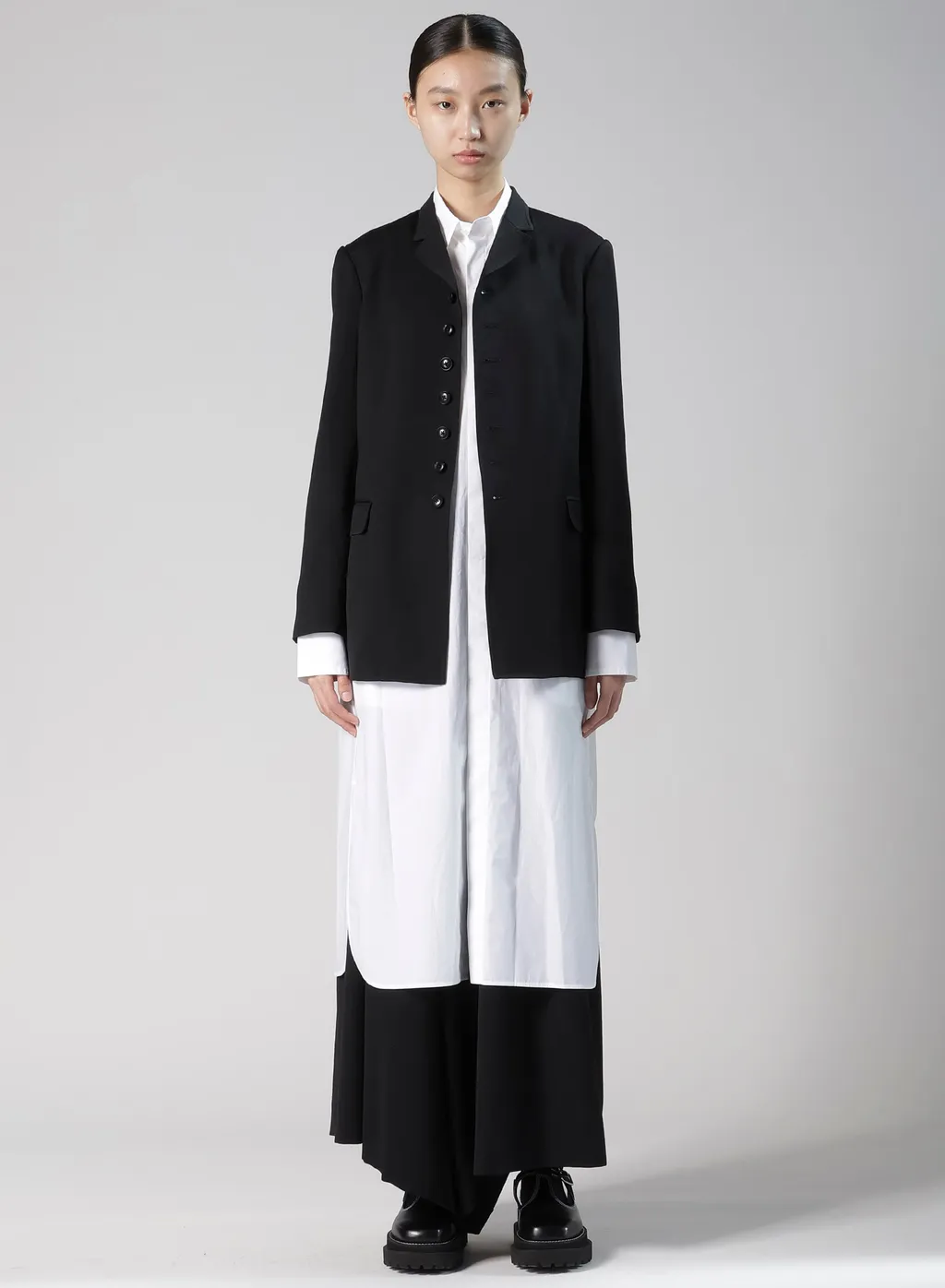 Wool Gabardine Tailored Jacket