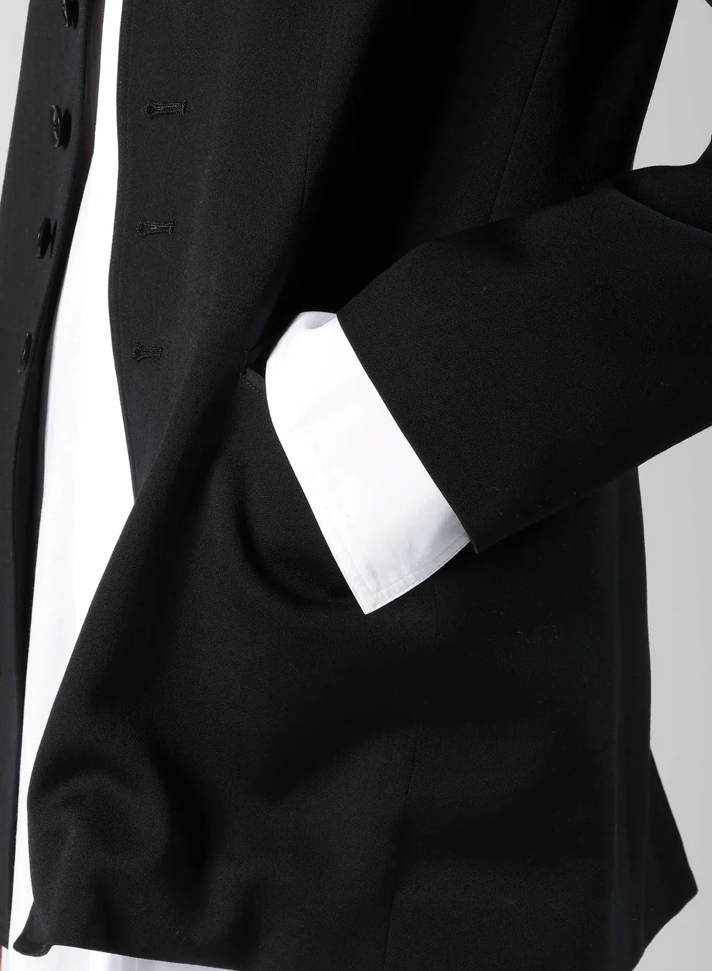 Wool Gabardine Tailored Jacket