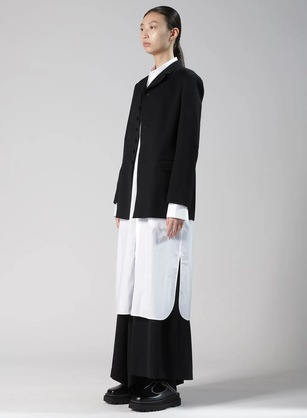 Wool Gabardine Tailored Jacket