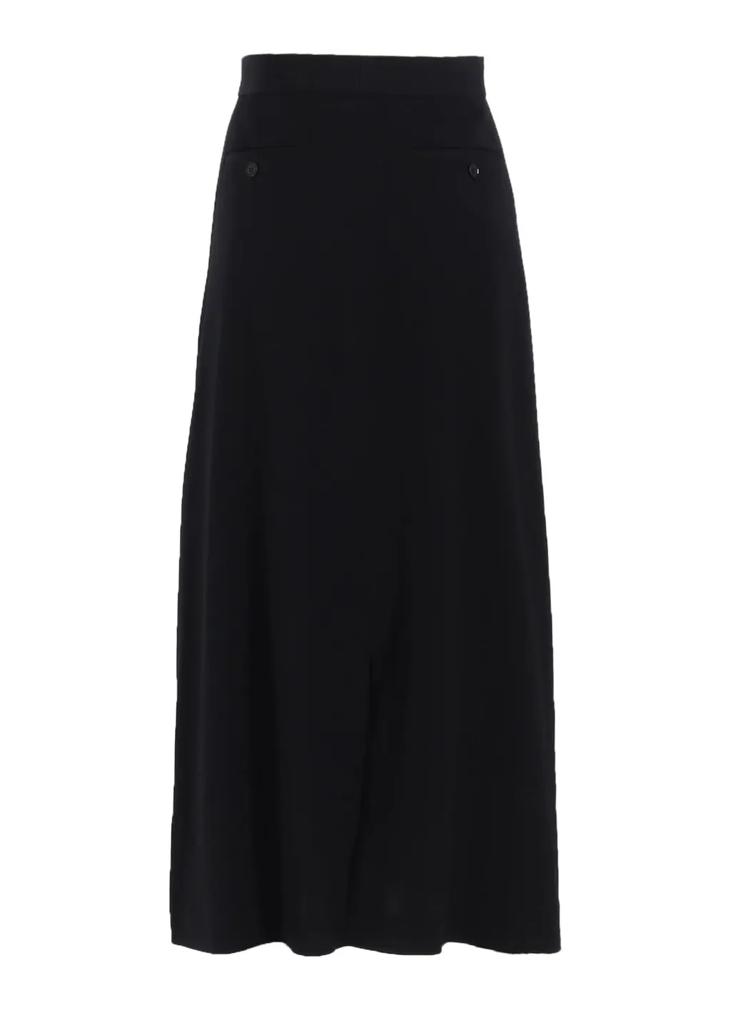 Wool Gabardine Line Skirt